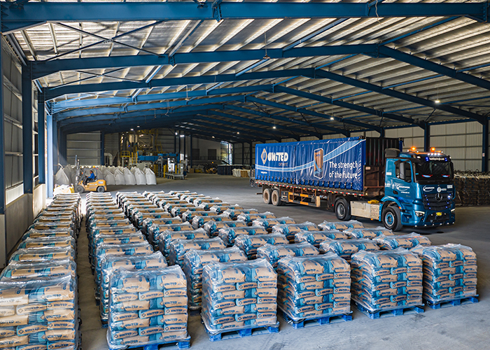 Kuldipsingh Cement Industry - first batch and truck
